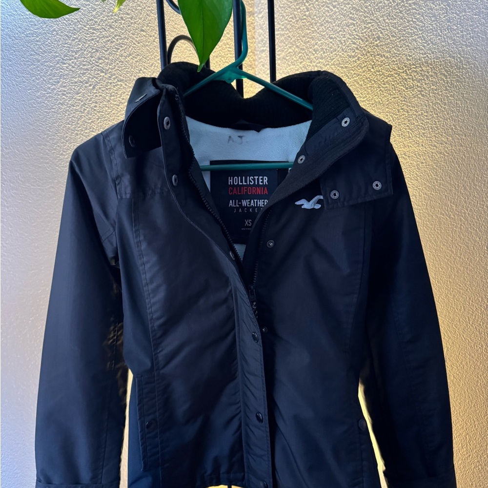 Hollister Kids Black All-Weather Jacket